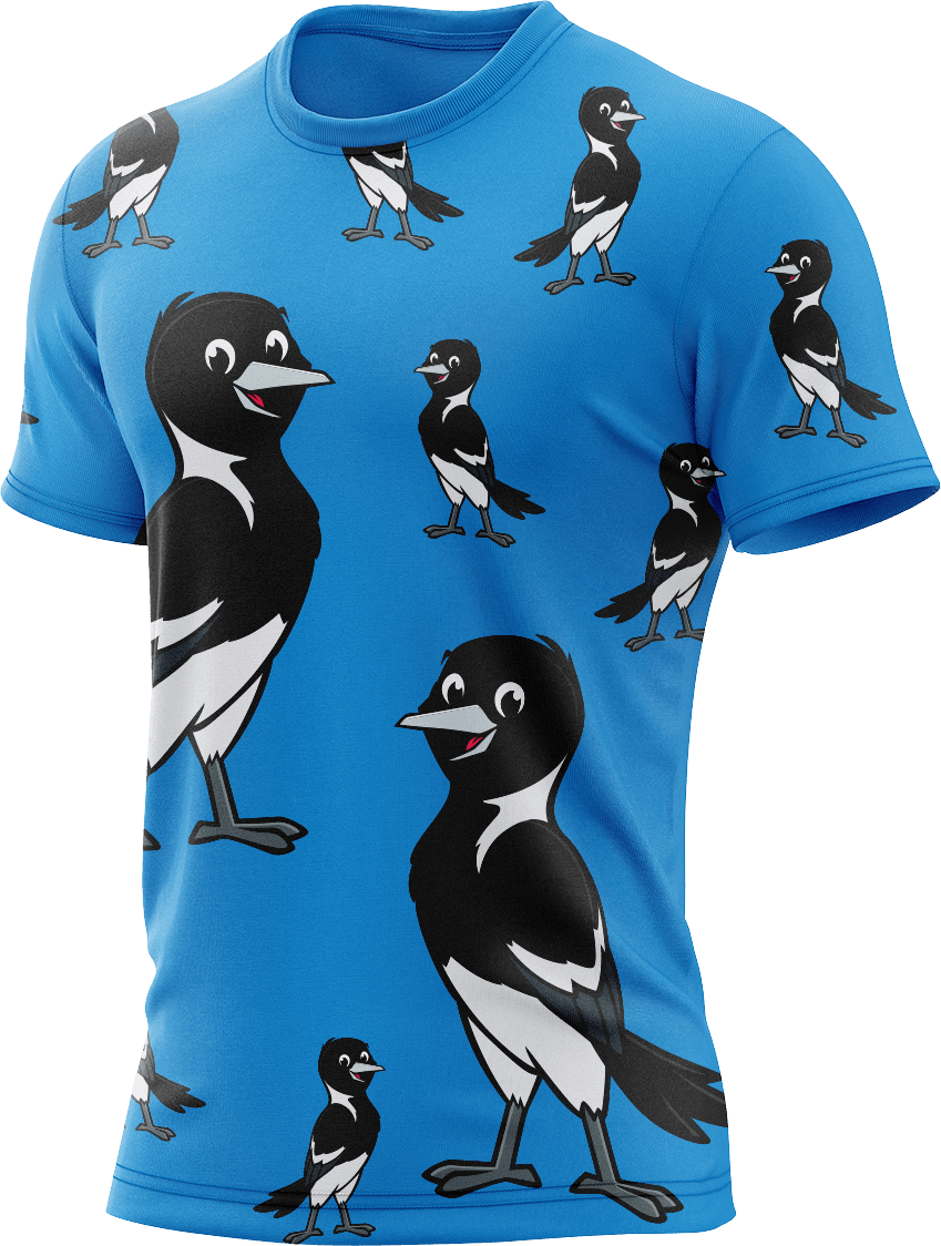 Magpie Merch Magic Magpie Rash Shirt Short Sleeve – fungear.com.au