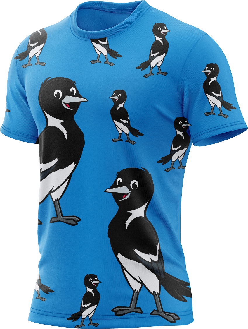 Magic Magpie Rash Shirt Short Sleeve - fungear.com.au