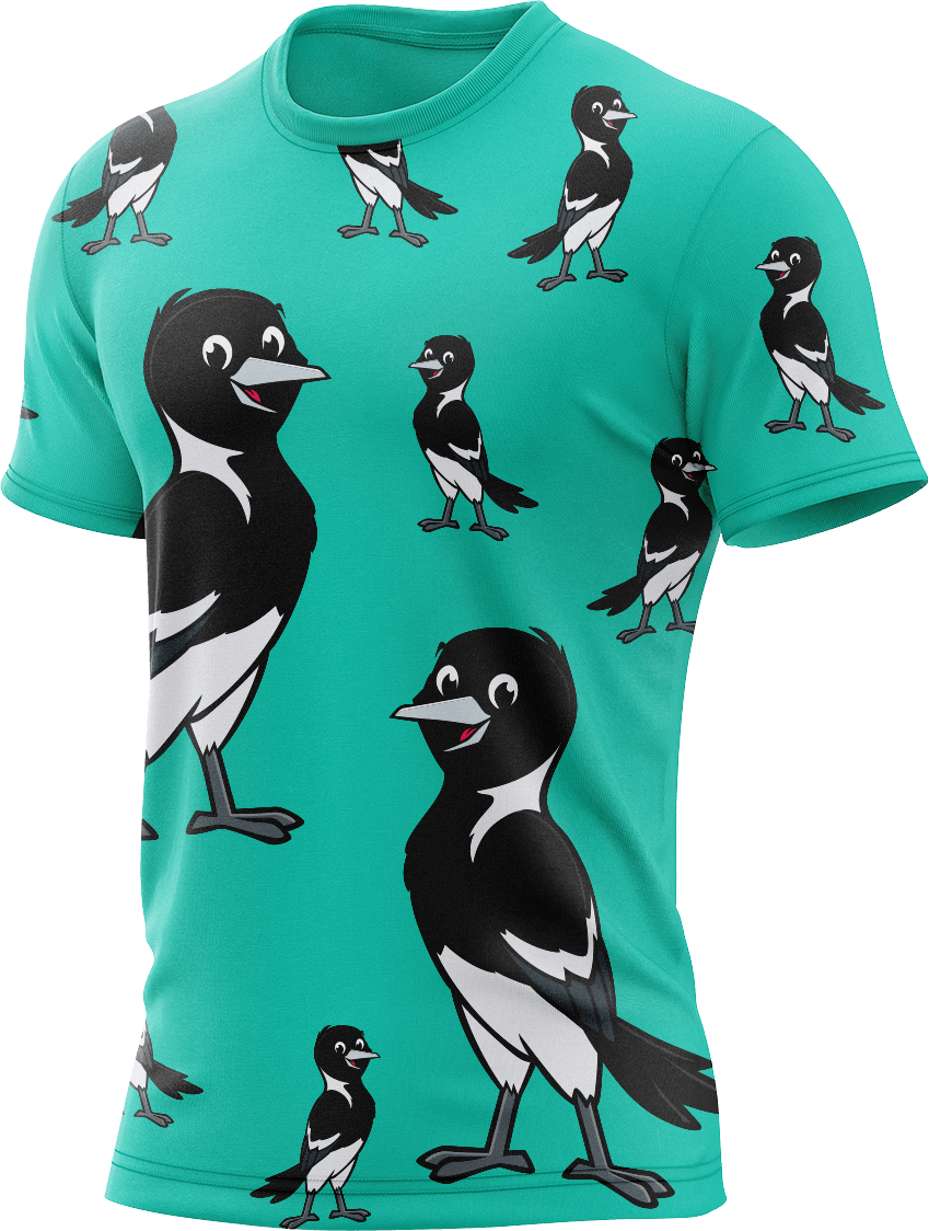 Magic Magpie Rash Shirt Short Sleeve - fungear.com.au