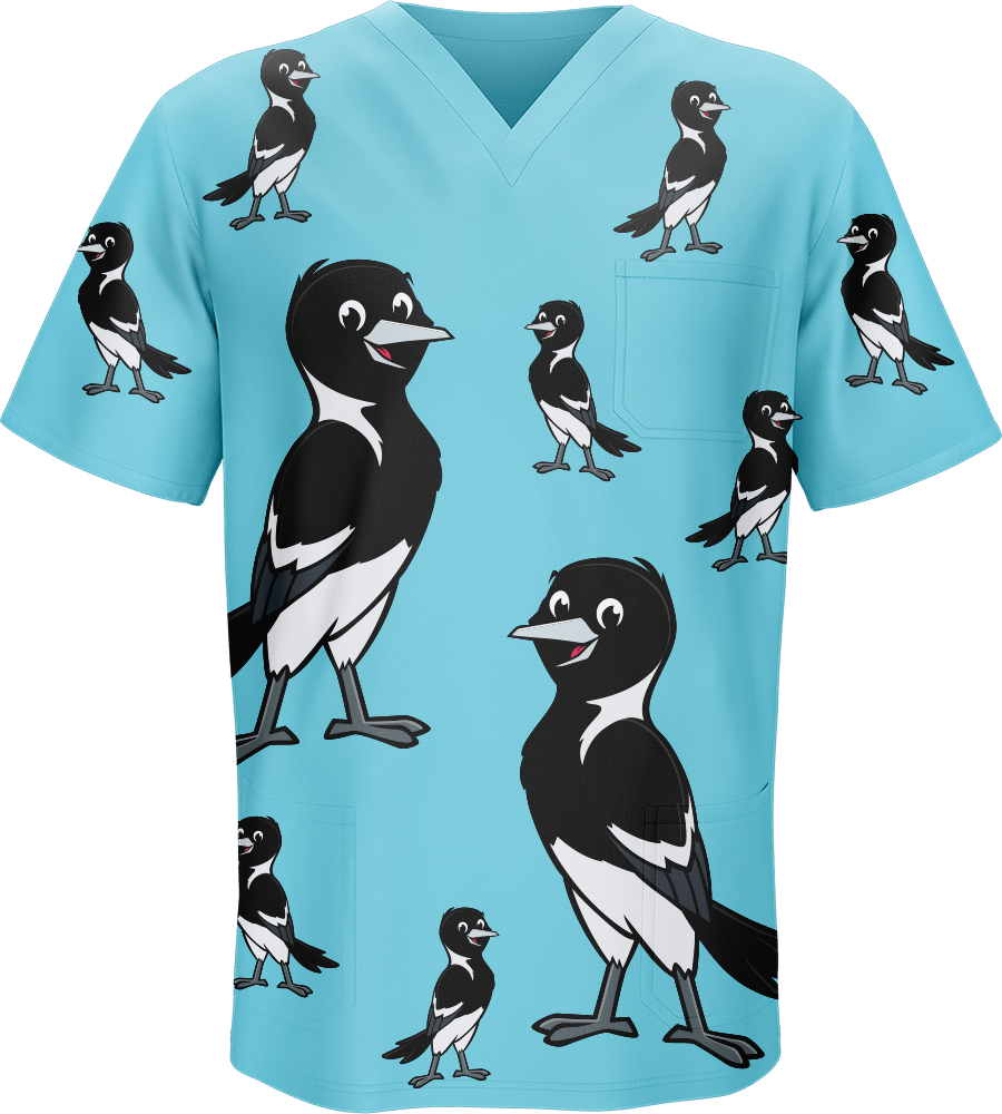 Magic Magpie Scrubs - fungear.com.au