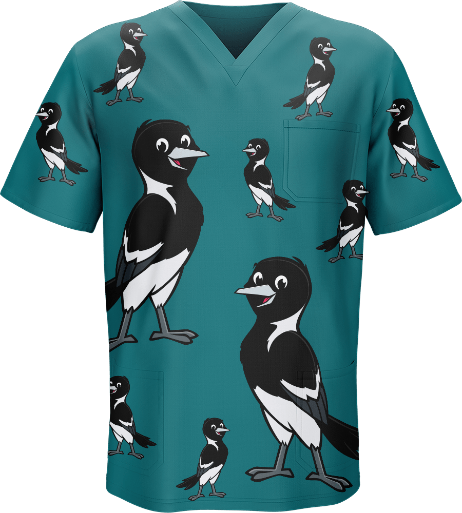 Magic Magpie Scrubs - fungear.com.au