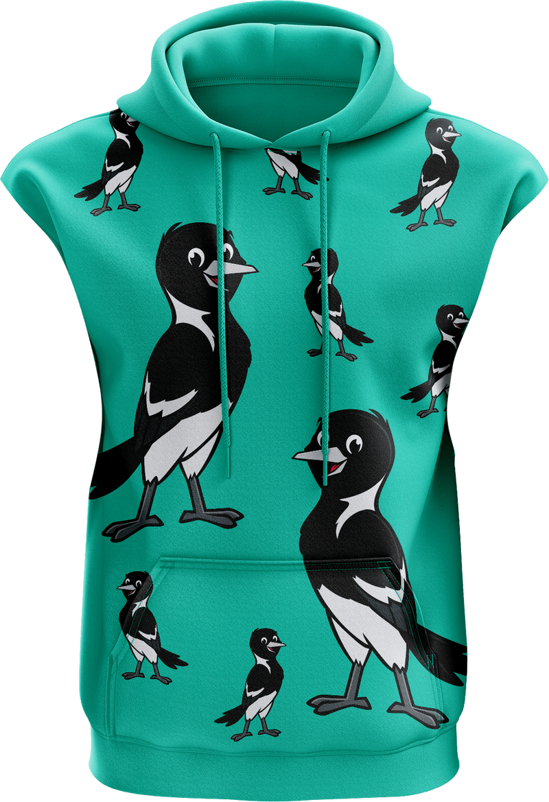 Magic Magpie Sleeveless Hoodie