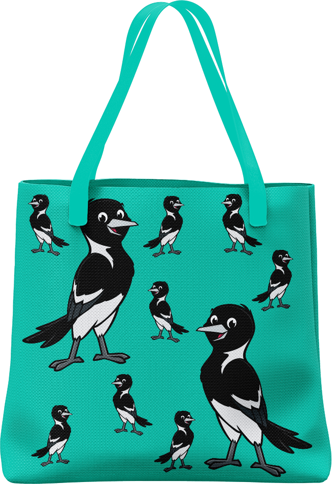 Magic Magpie Tote Bag - fungear.com.au