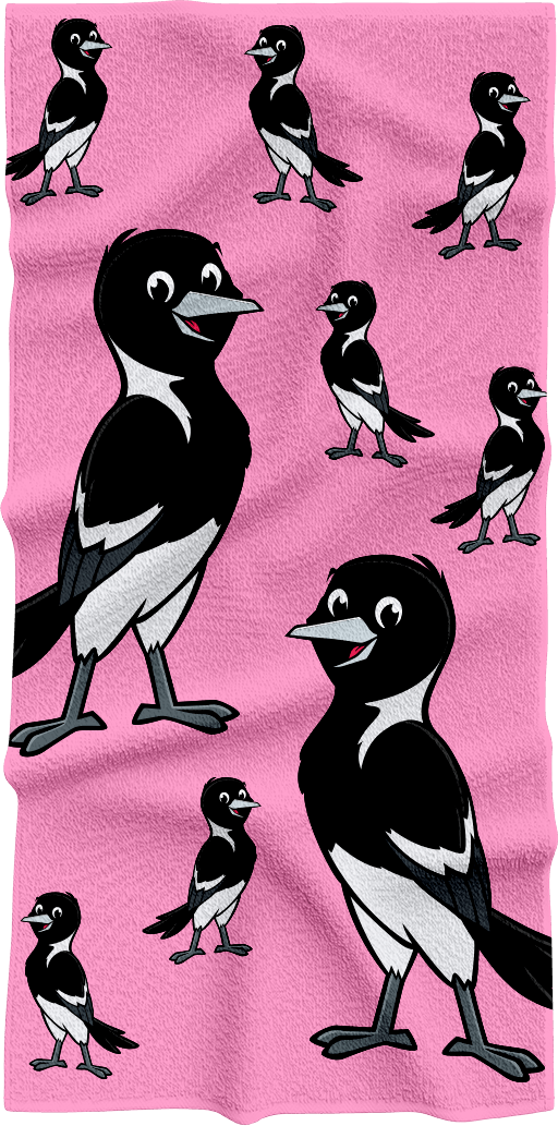 Magic Magpie Towels - fungear.com.au