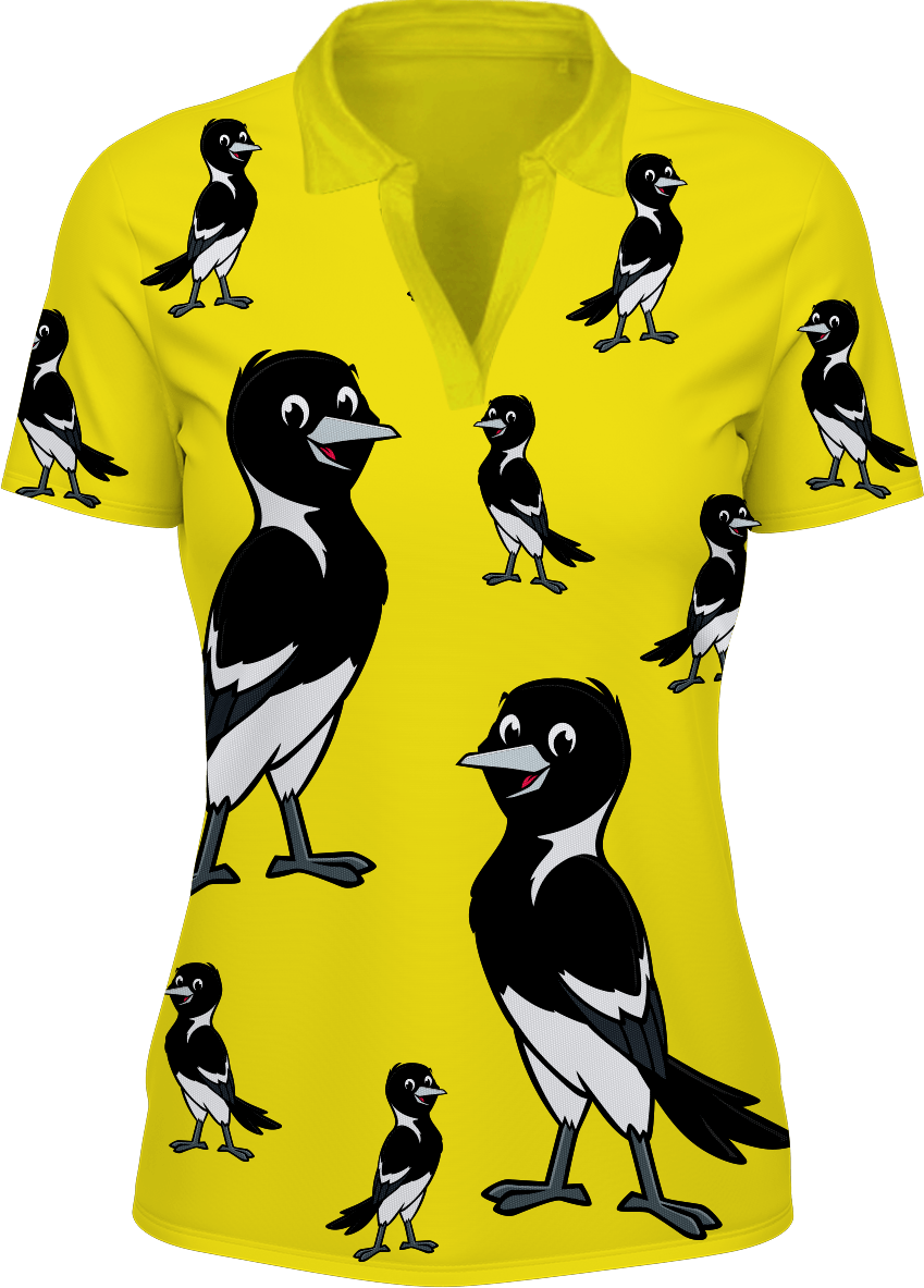 Magic Magpie Women's Polo - fungear.com.au