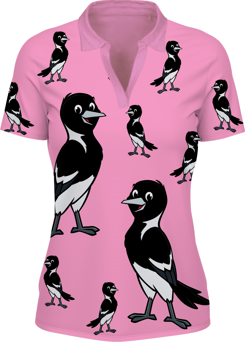 Magic Magpie Women's Polo - fungear.com.au