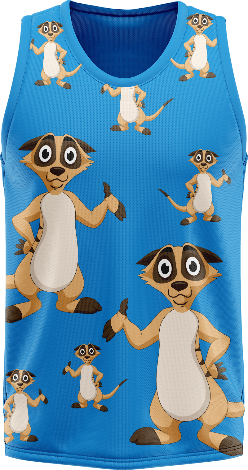 Magnifique Meerekat Basketball Jersey