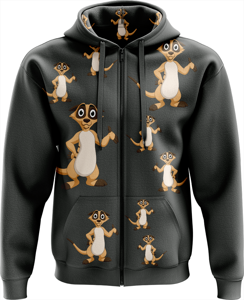 Magnifique Meerekat Full Zip Hoodies Jacket