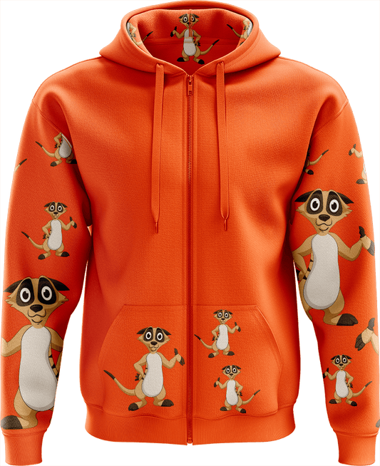Magnifique Meerekat Full Zip Hoodies Jacket - fungear.com.au