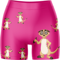 Magnifique Meerekat Ladies Gym Shorts 4
