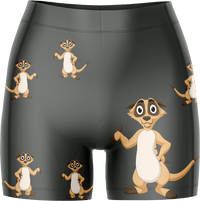 Magnifique Meerekat Ladies Gym Shorts 1