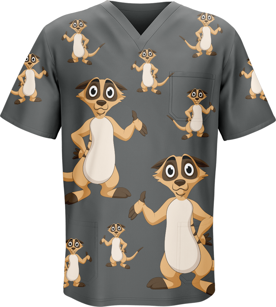 Magnifique Meerekat Scrubs
