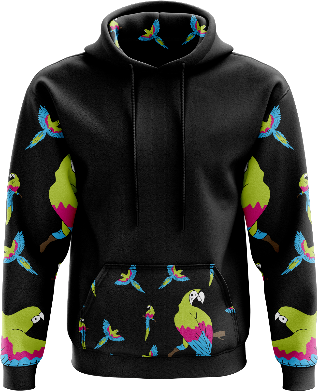 Majectic Macaw Hoodies - fungear.com.au