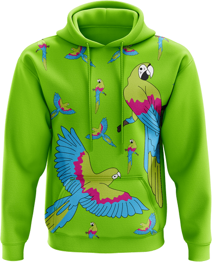 Majectic Macaw Hoodies - fungear.com.au