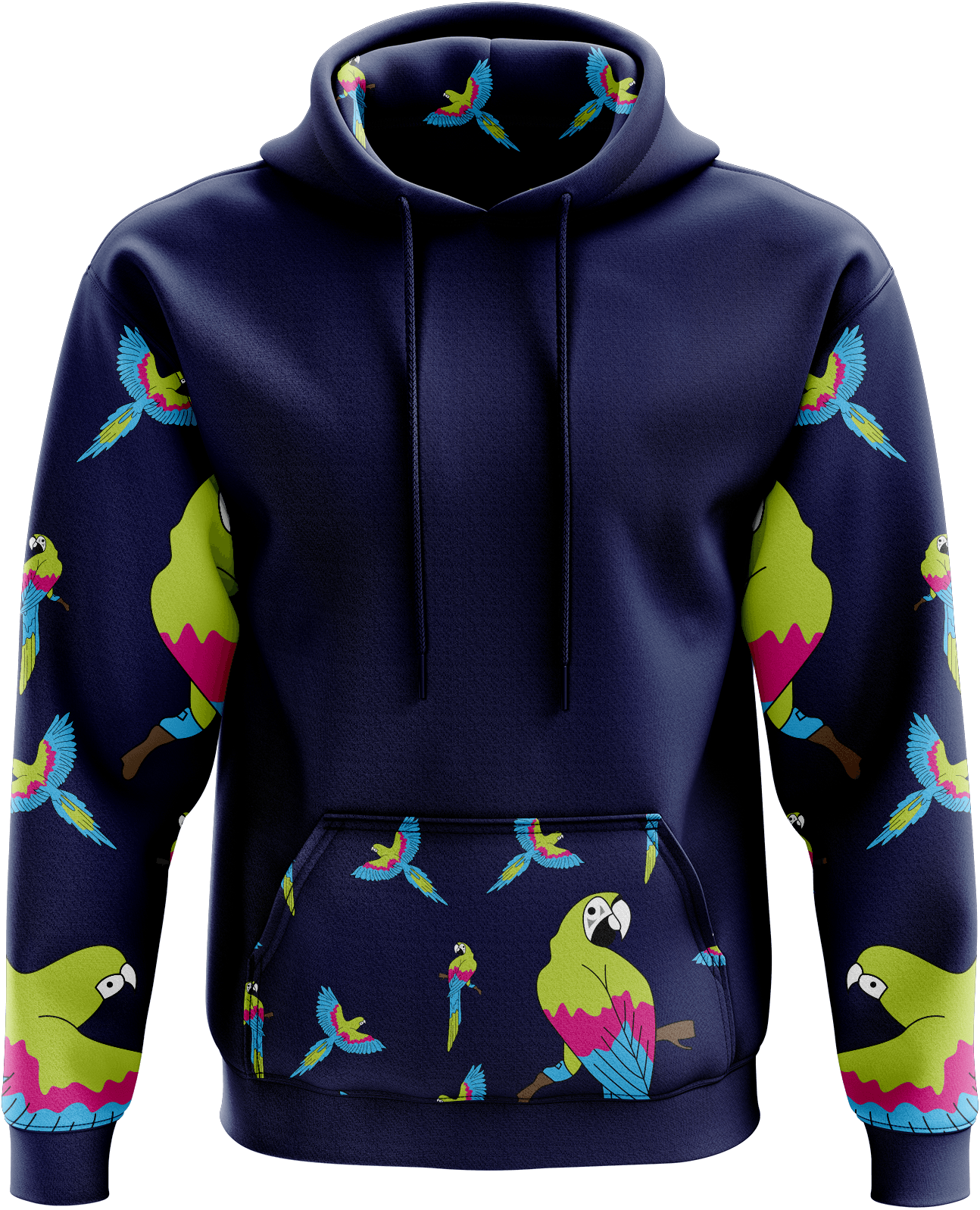 Majectic Macaw Hoodies - fungear.com.au