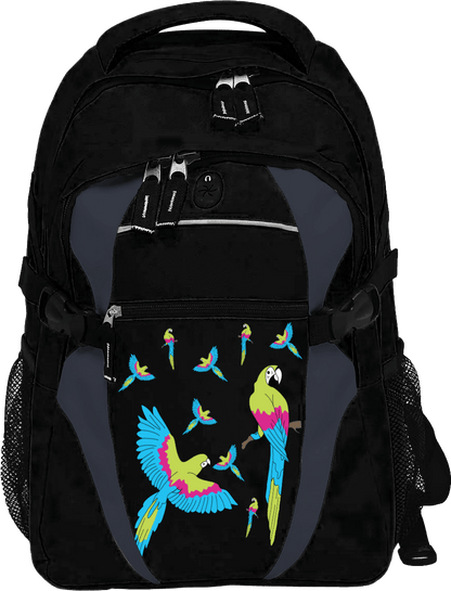 Majectic Macaw Zenith Backpack Limited Edition - fungear.com.au