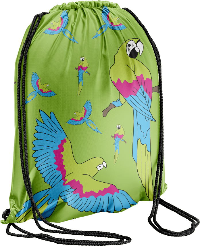 Majestic Macaw Back Bag