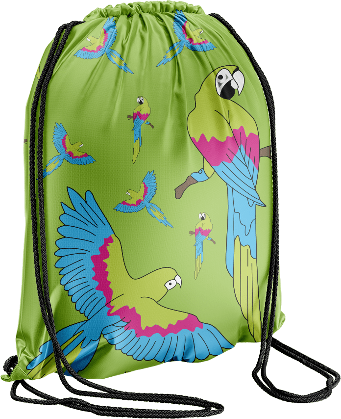 Majestic Macaw Back Bag - fungear.com.au