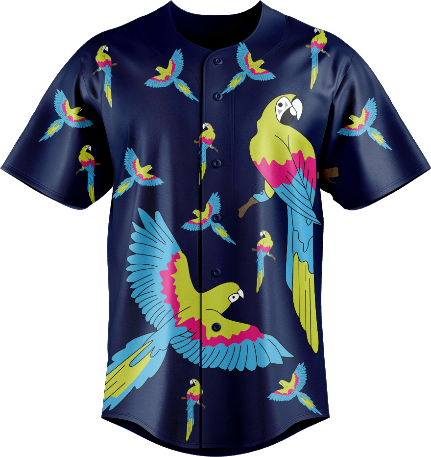 Majestic Macaw Baseball Jerseys - fungear.com.au