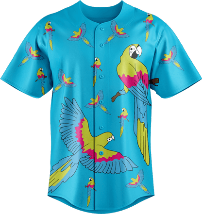 Majestic Macaw Baseball Jerseys - fungear.com.au