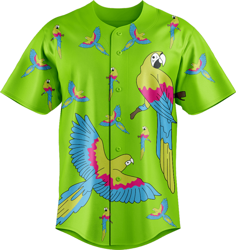 Majestic Macaw Baseball Jerseys