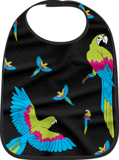 Majestic Macaw Bibs - fungear.com.au