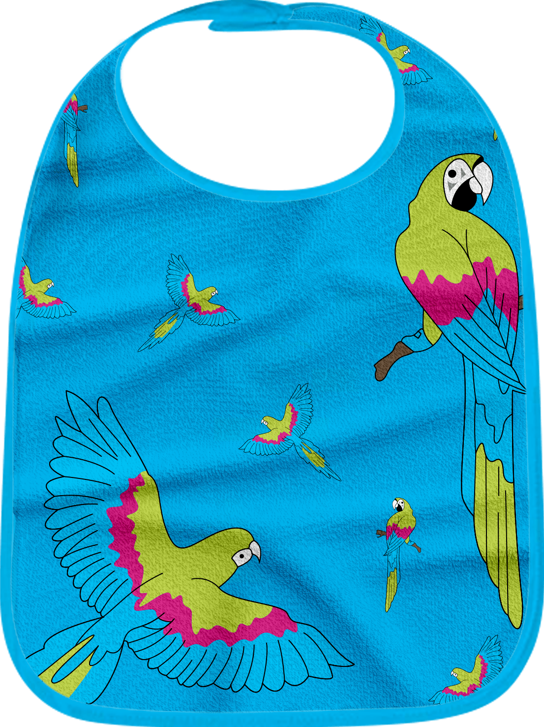 Majestic Macaw Bibs