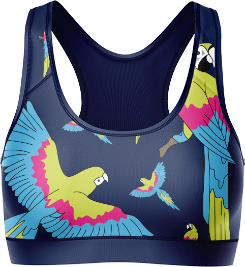 Majestic Macaw Crop Top