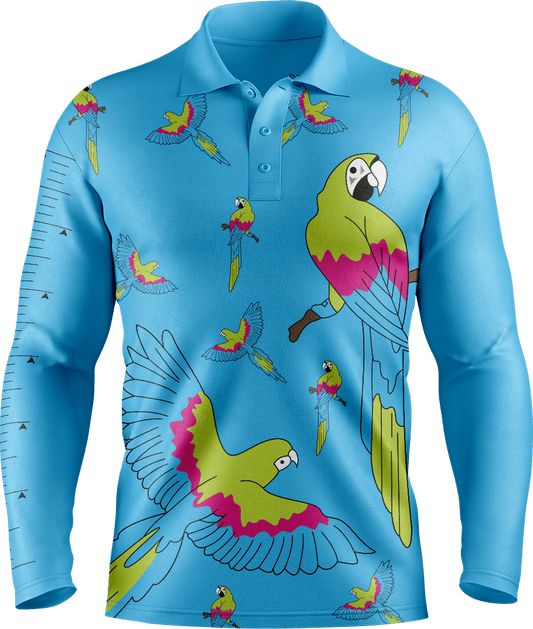 Majestic Macaw Fishing Shirts - fungear.com.au
