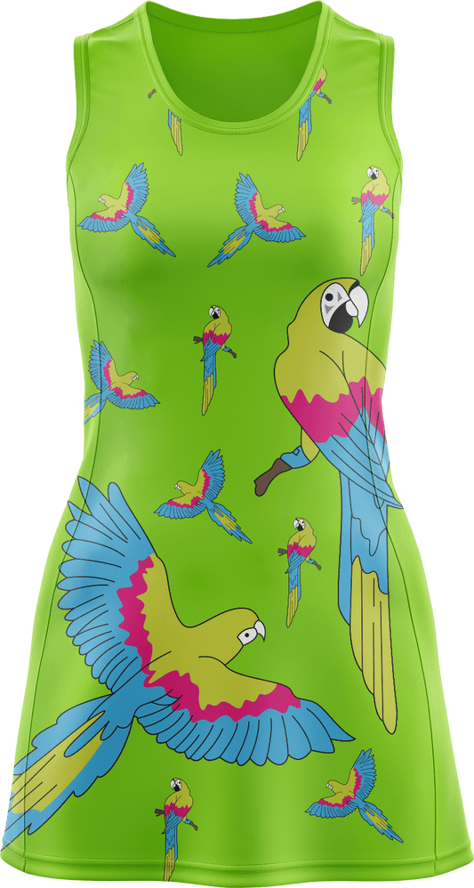 Majestic Macaw Ladies Mini Dress - fungear.com.au