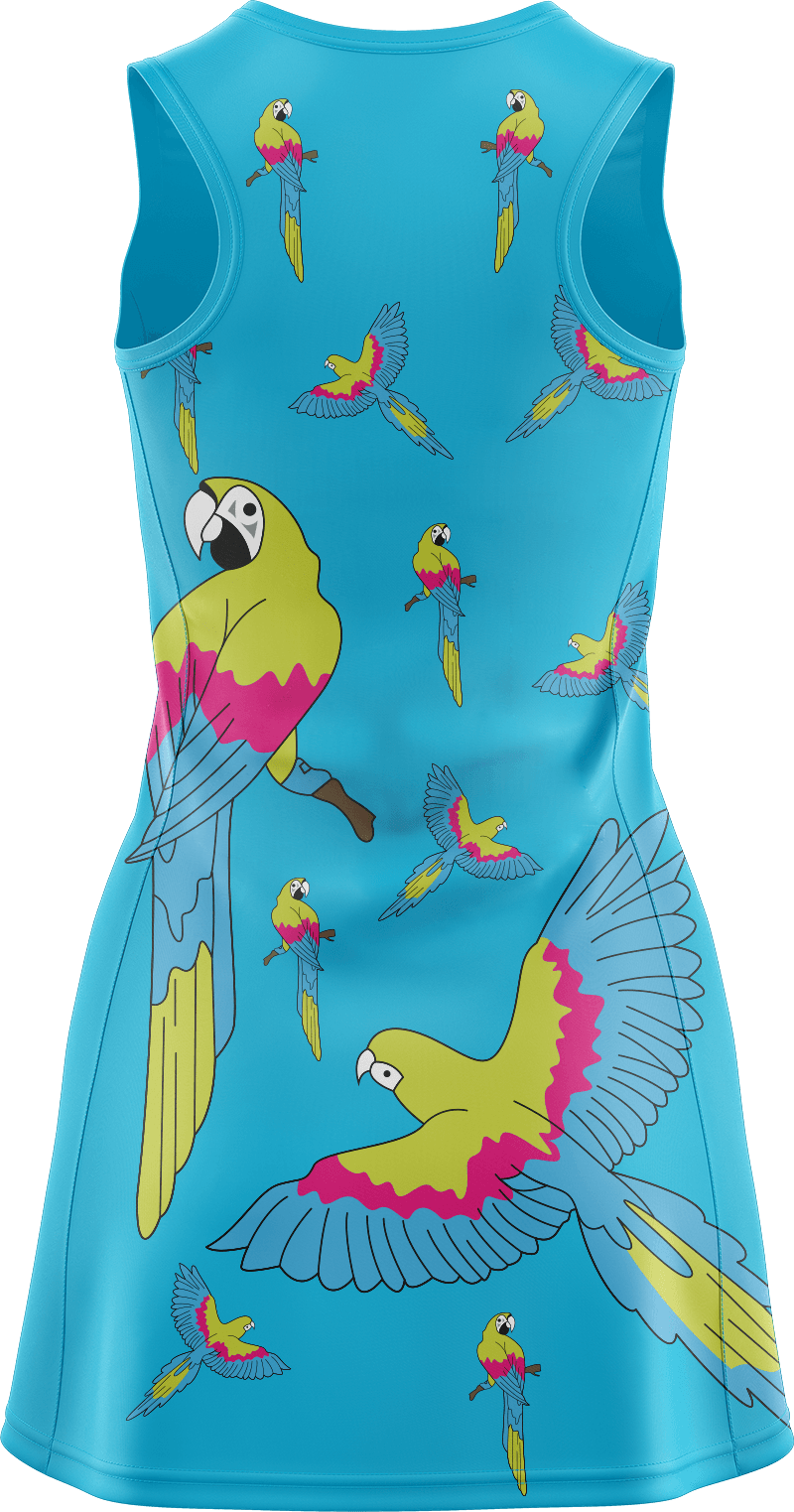 Majestic Macaw Ladies Mini Dress - fungear.com.au