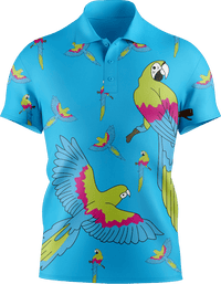 Majestic Macaw Men's Short Sleeve Polo 4
