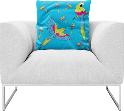 Majestic Macaw Pillows Cushions - fungear.com.au