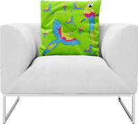 Majestic Macaw Pillows Cushions 4