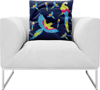 Majestic Macaw Pillows Cushions 2