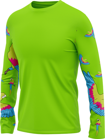 Majestic Macaw Rash T-Shirt Long Sleeve - fungear.com.au