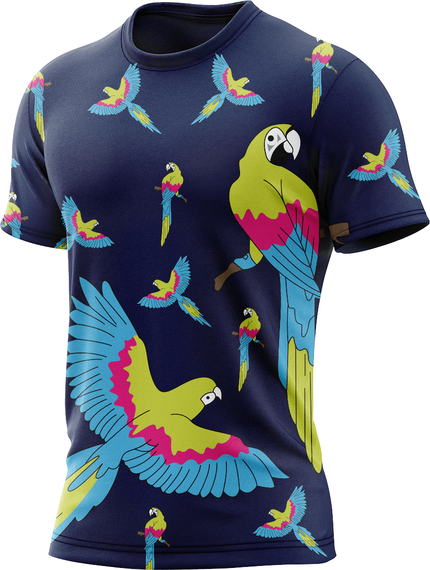 Majestic Macaw Rash T-Shirt Short Sleeve - fungear.com.au