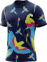 Majestic Macaw Rash Shirt Short Sleeve 4