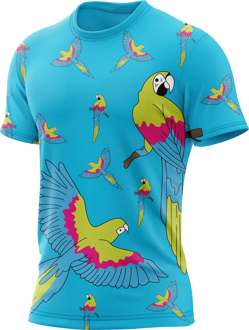 Majestic Macaw Rash Shirt Short Sleeve
