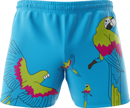 Majestic Macaw Shorts - fungear.com.au