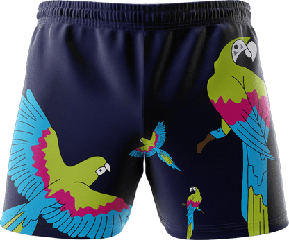 Majestic Macaw Shorts - fungear.com.au