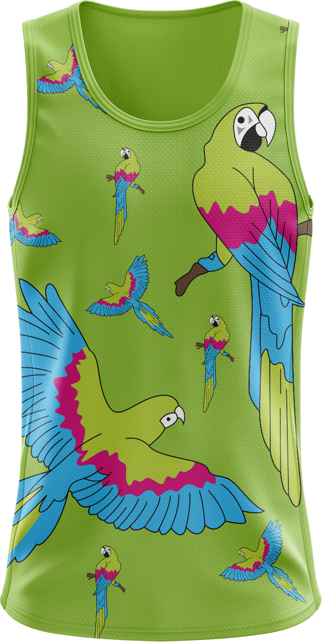 Majestic Macaw Singlets