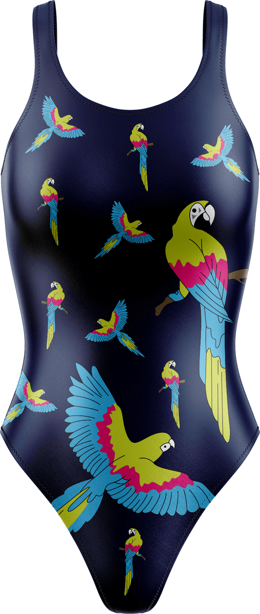 Majestic Macaw Swimsuits - fungear.com.au