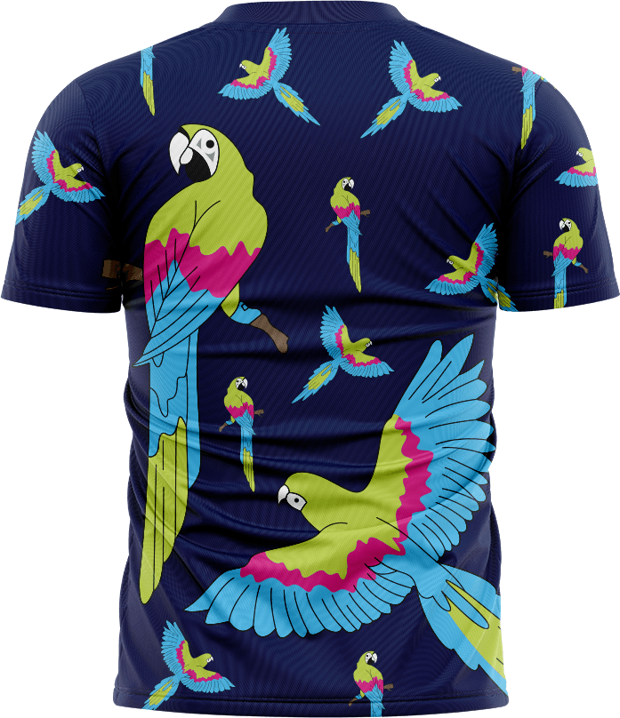 Majestic Macaw T shirts - fungear.com.au