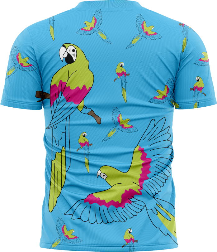 Majestic Macaw T shirts - fungear.com.au