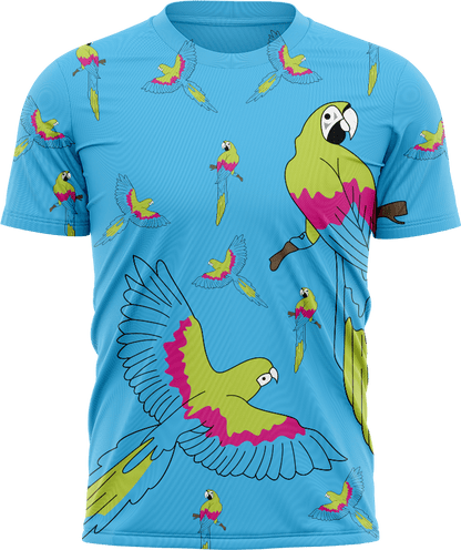 Majestic Macaw T shirts - fungear.com.au