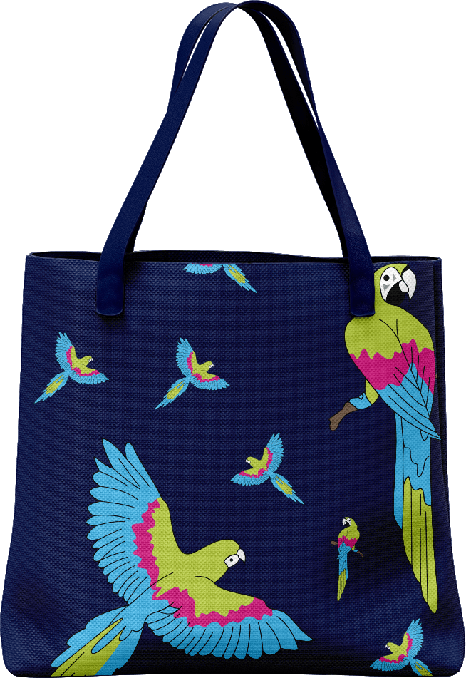 Majestic Macaw Tote Bag