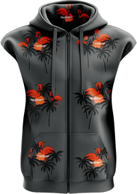 Miami Vice Full Zip Sleeveless Hoodie Jackets 1