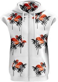 Miami Vice Full Zip Sleeveless Hoodie Jackets 4
