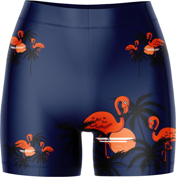 Miami Vice Ladies Gym Shorts - fungear.com.au